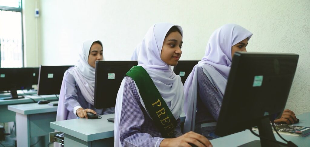 Student of Latif Foundation Working Hard